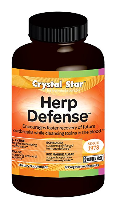 Crystal Star Herp Defense, 60 Vegetarian Capsules