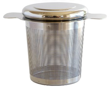 Simple Modern Tea Infuser 304 Stainless Steel Extra-Fine Best Brew-in-Mug - Standard Size Tea Strainer with Silicone Lined Lid - Perfect for Single Cup Teavana Loose Leaf Green Tea