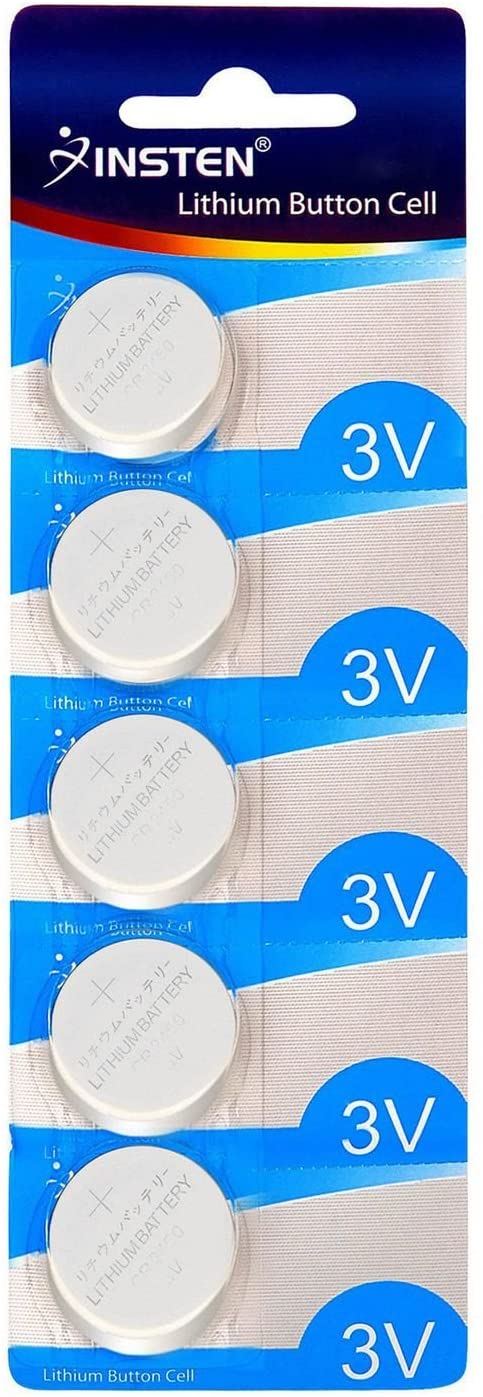 Insten CR2450 CR 2450 3V Lithium Batteries Coin Button Cell Watch Battery (Pack Of 5-piece)