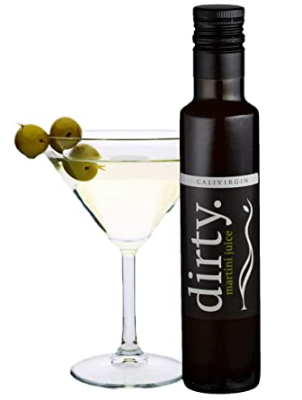 Calivirgin Dirty Martini Mix - Uses Certified Organic Olive Brine - All-Natural Dirty Martini Juice From Handpicked California Olives - No Preservatives