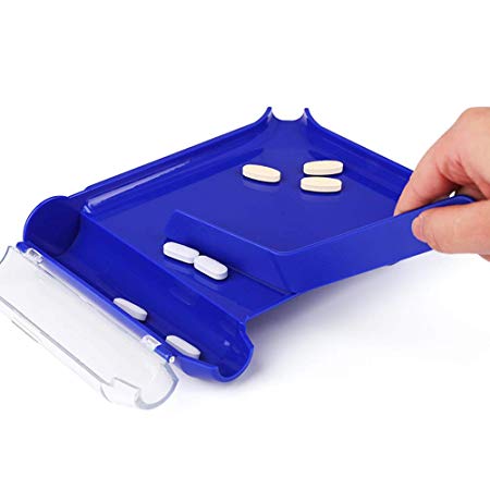 Pill Counting Tray with Spatula, Opret Right Hand Pill Counter for Pharmacy to Count Meds