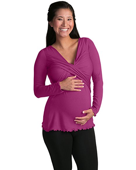 Kindred Bravely Davy Ultra Soft Maternity & Nursing Long Sleeve Top