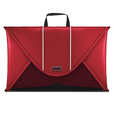 Dot&Dot - 15 Inches Packing Folder - Travel Garment Bag and Luggage Accessory - Mesh Screen Makes It Easier To Locate Your Belongings and Get Through Airport Inspection