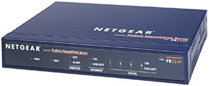 Netgear FR114P Firewall Cable/DSL Router with Print Server