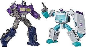 Transformers Generations Selects WFC-GS17 Shattered Glass Ratchet and Optimus Prime, War for Cybertron Deluxe and Voyager Collector Figures