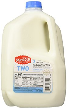 Darigold Milk, Reduced Fat 2%, Pasteurized,  Gallon