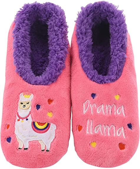 Snoozies Slippers for Women - Pairables Womens Slippers - Drama Llama