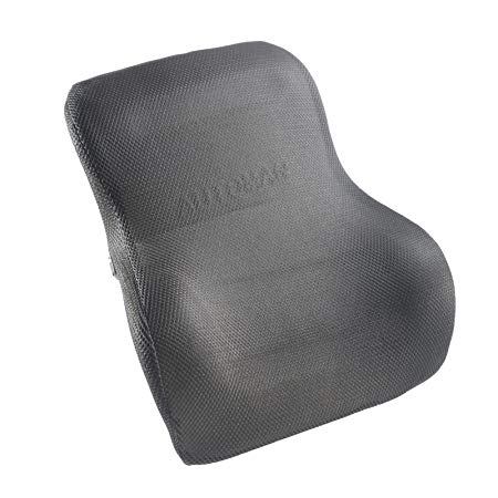 Highliving ® Memory Foam Lumbar Back Support Cushion Home Car Auto Office Seat (Grey)