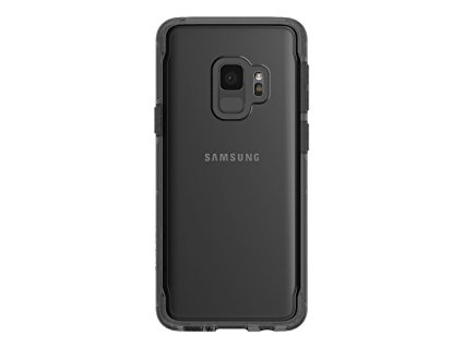 Griffin, Samsung Galaxy S9 Case, Survivor Clear, Thin Cover, Drop Protection, Qi Charge Compatible, Smoke/Clear