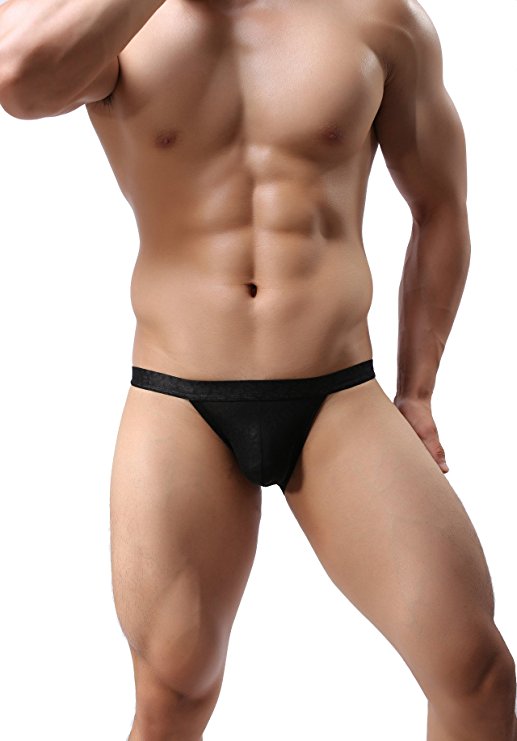 Barsty Men's Low Rise Sexy Brief Underwear Thong G-string Underwear