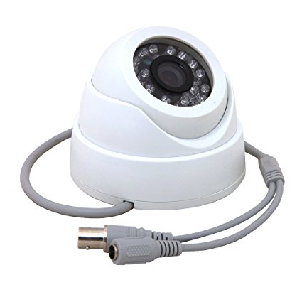 Tera® 900 TVL Digital CCD Video Security Camera with Full Closed Dust Proof 3.6mm Lens LED Flash Light NTSC