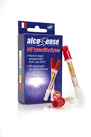 Alcosense ALCNFTWIN French NF Approved Breathalyser - Twin Pack