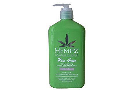 Hempz Pure Hemp Ultra-Hydrating Herbal Body Moisturizer - 17 oz (500 mL) - NEW - Limited Edition
