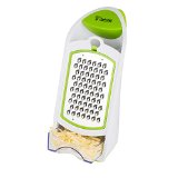 Cheese Grater with 3 Stainless Steel Interchangeable Blades