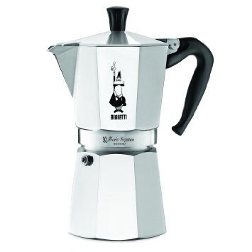 The Original Bialetti Moka Express Made in Italy 9-Cup Stovetop Espresso Maker with Patented Valve