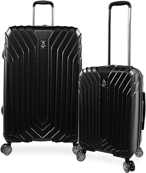 ORIGINAL PENGUIN Blake Spinner Luggage, Black, 2pc Set