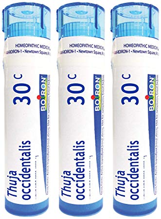 Boiron Thuja Occidentalis 30c, Homeopathic Medicine for Warts, 3 Count