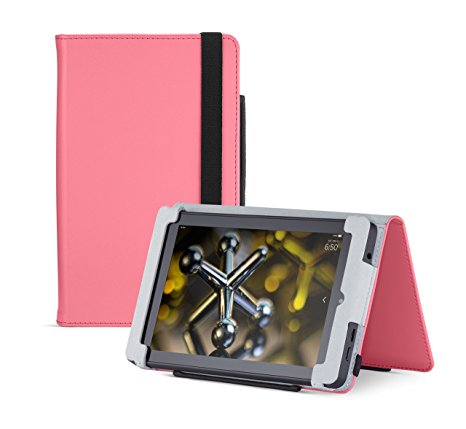 Fire HD 6 Case (2014 model), Pink,  Nupro, Standing Case, Protective Cover (4th Generation: 6")