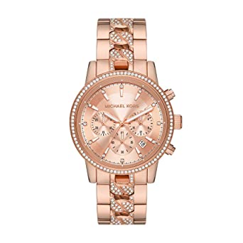 Michael Kors Ritz Analog Rose Gold Dial Women's Watch-MK7223