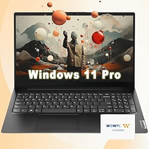 Lenovo V15 Business Laptop | Intel 4-core Processor | 15.6" FHD (1920 x 1080) | 32GB RAM | 2TB SSD | Ethernet RJ-45 | Military Durability | Windows 11 Pro | w/WOWPC 500GB External Storage