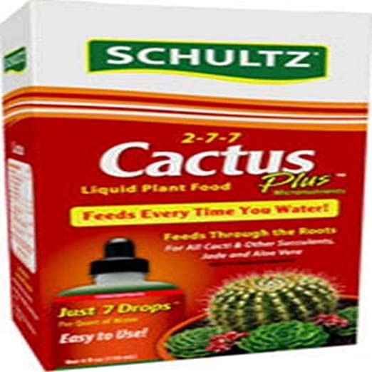 Schultz Cactus Plus Liquid Plant Food 2-7-7, 4 oz