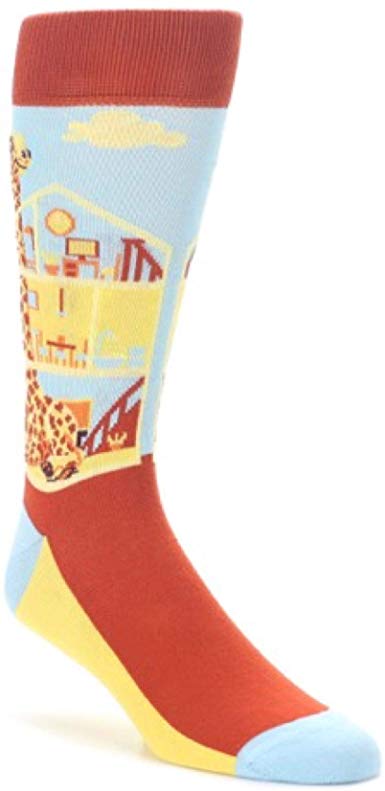Statement Sockwear Extra Large King Size 13-16 Fun Men's Novelty Animal Socks