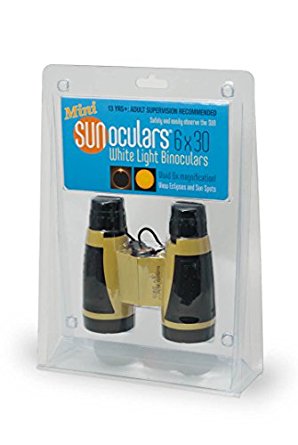 Sunoculars Mini (Yellow) with 6x the magnification of Eclipse Glasses