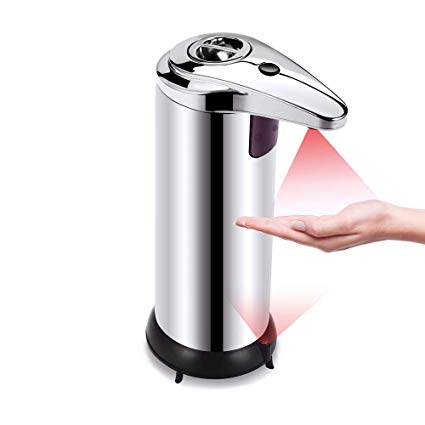 Digit Life Soap Dispenser,Touchless Automatic Soap Dispenser with Infrared Motion Sensor Liquid Dish Stainless Steel Hands Free Soap Dispenser for Bathroom and kitchen.