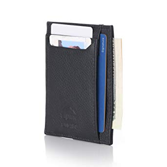 Alpine Swiss RFID Mens Thin Minimalist ID Card Case Slim Front Pocket Wallets 5 Top Variations