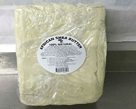 afrimports African Shea Butter, 100% Natural from West Africa, White, 5 lbs.