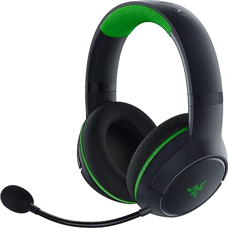 Razer Kaira HyperSpeed - Wireless Multi-Platform Gaming Headset for Xbox (HyperSpeed Wireless, TriForce 50mm Drivers, HyperClear Cardioid Mic, FlowKnit Memory Foam Cushions) Black