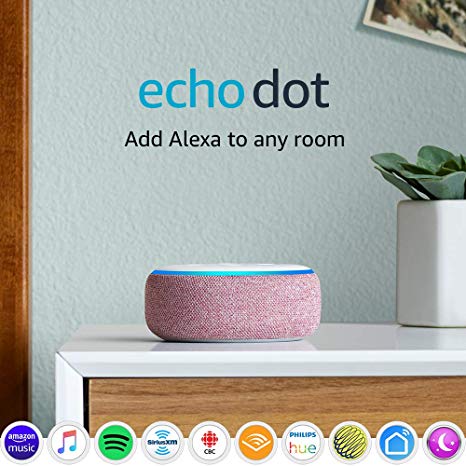 Echo Dot (3rd gen) - Smart speaker with Alexa - Plum