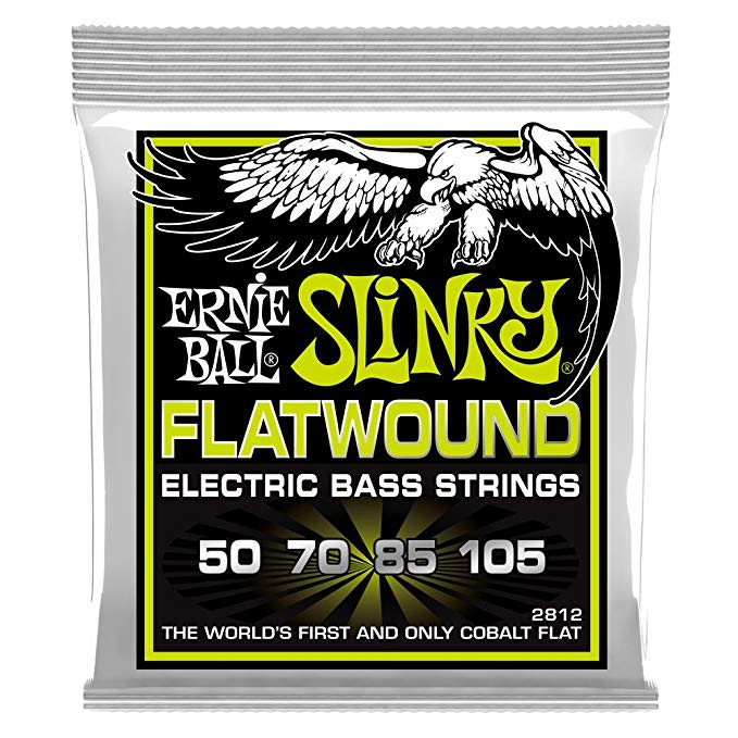 Ernie Ball Regular Slinky Flatwound Bass Set, .050 - .105