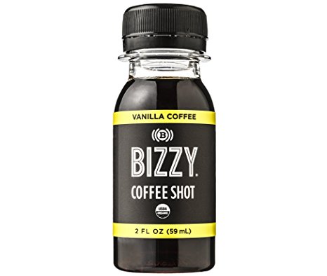 Bizzy Coffee Shot - Vanilla 12 Pack - USDA Organic