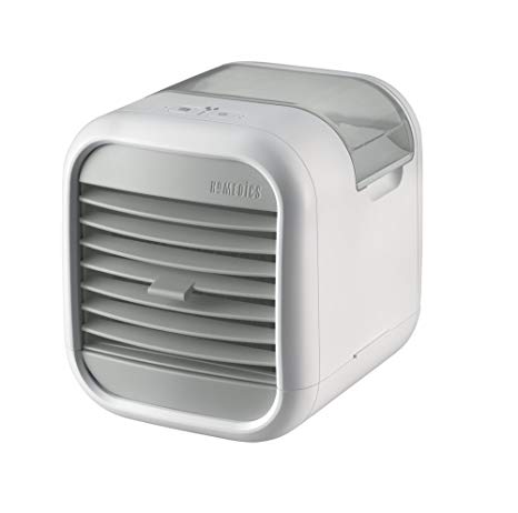 Homedics MyChill Personal Space Cooler, 4-Foot Cooling Area, Two Fan Speeds, Clean Tank Technology, Add Water, Plugs into 110v Outlet, Perfect for Office, Dorm, Nightstand, PAC-20 White