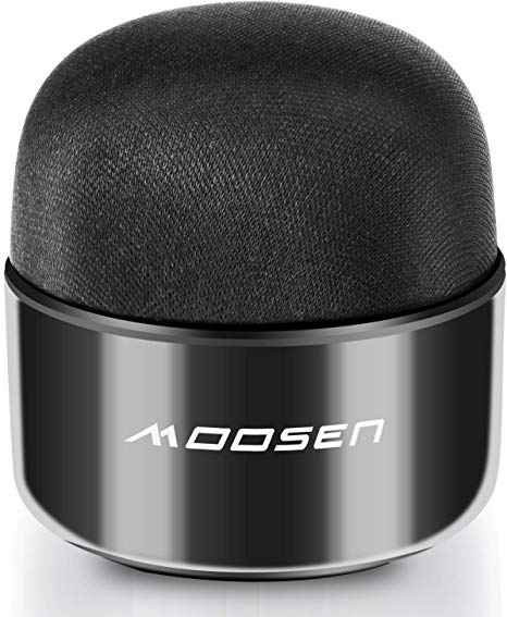 Portable Bluetooth Speaker, moosen Small IPX5 Wireless Waterproof Speakers with Loud HD Sound & Deep Bass, 8-Hour Playtime, Built-in Mic, Radio and TWS, Mini Pocket Size for Home, Travel, Beach