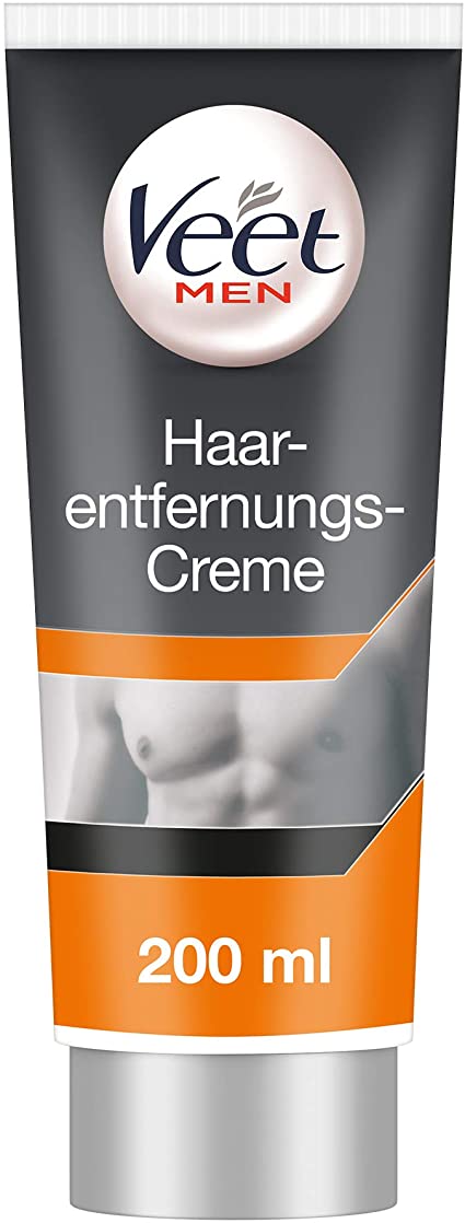 Veet for Men Hair Removal Gel Creme 200ml (1) (Packaging May Vary)