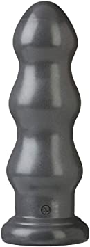 Doc Johnson American Bombshell - B-10 Tango - Vac-U-Lock and F Machine Compatible Dildo or Butt Plug - Gunmetal Grey