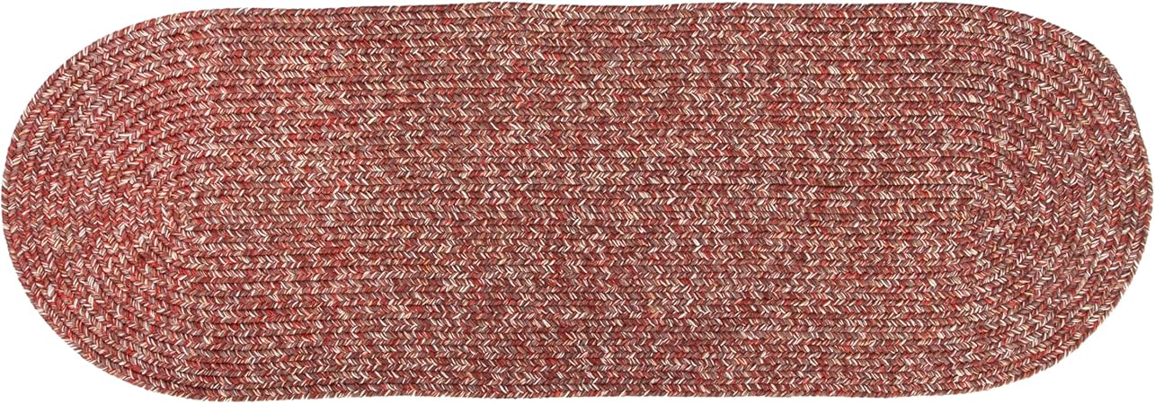 Super Area Rugs Braided Rug Rustic Living Indoor/Outdoor Braided Rug - Soft & Reversible Runner 2' x 10'