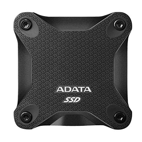 ADATA SD600Q 240GB 3D NAND USB3.2 Ultra-Speed External Solid State Drive Read up to 440 MB/s Black (ASD600Q-240GU31-CBK)