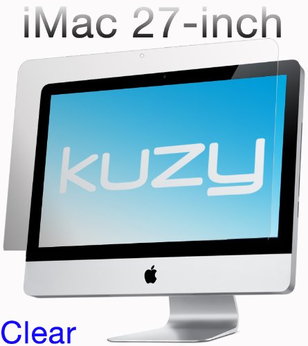 Kuzy - Clear Screen Protector Filter for 27 inch iMac Desktop Display 27" Model: A1312 - CLEAR