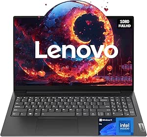 Lenovo Newest V15 Essential Laptop | Intel Multitasking 4-core Processor | 32GB RAM | 1TB SSD | 15.6" FHD 1080p Display | Ethernet RJ-45 | Rugged Design | Windows 11 Pro | WOWPC 500G Portable Drive