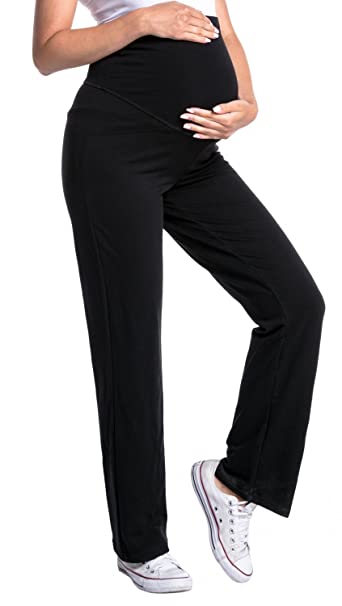 Zeta Ville - Women's Pregnancy Pants. Available in 3 Leg Lengths - 691c