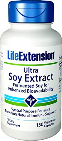 Life Extension Ultra Soy Extract 150 Vegetarian Capsules