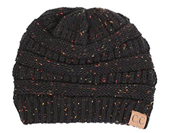 FUNKY JUNQUE's CC Confetti Knit Beanie - Thick Soft Warm Winter Hat - Unisex