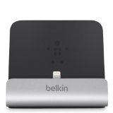 Belkin ChargeSync Express Dock with Lightning Cable Connector for iPad Air Air 2 4th Gen mini 4 mini 3 mini 2 mini iPhone 6S 6S Plus 6 6 Plus 5 5S 5c and iPod touch 7th Gen