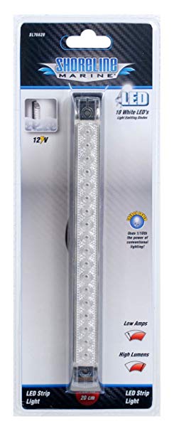 Shoreline Marine LED 8-Inch Strip Light, White