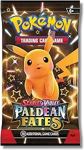 Pokemon Scarlet & Violet Paldean Fates Booster Pack | Shiny Pikachu