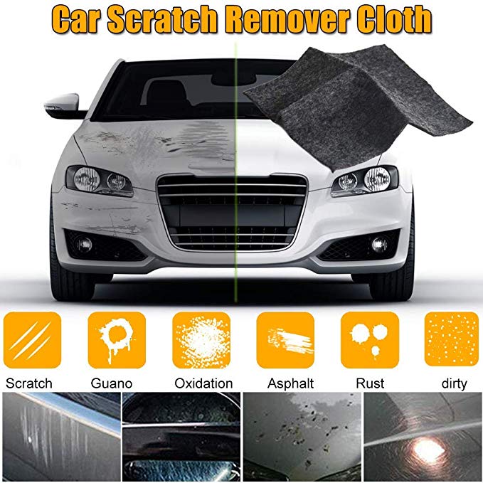 Multipurpose Car Scratch Remover - Car Scratch Remover Cloth, Magic Scratch Remover for Cars, Car Scratch Remover with Auto Scratch Remover Clear Instructions and Gloves for Car Scratch Removal