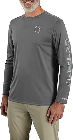 Carhartt Men's Force Sun Defender™ Lightweight Long-Sleeve Logo Graphic T-Shirt